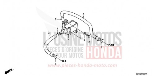 VALVE SOLENOIDE COMMANDE DE PURGE NHX110WHA de 2010